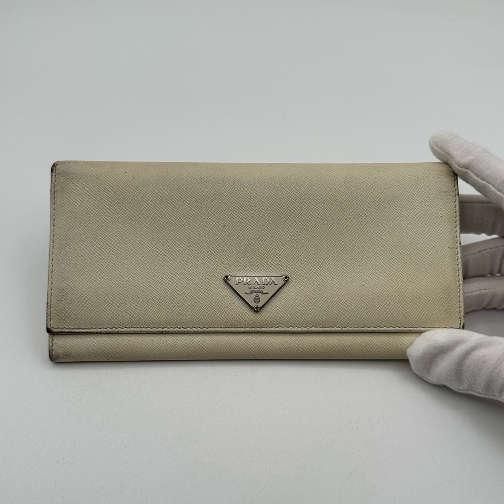 Prada Long Saffiano Leather Wallet